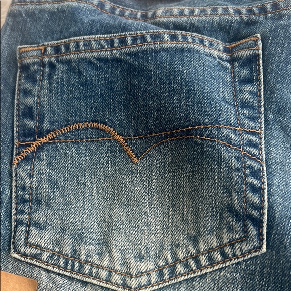 American Eagle Super Low Rise Flare Jeans 2P Downtown Hipster Heritage Blast NWT - Picture 3 of 16